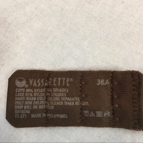 Vassarette Brown Wirefree Bra, 36A - Picture 7 of 7